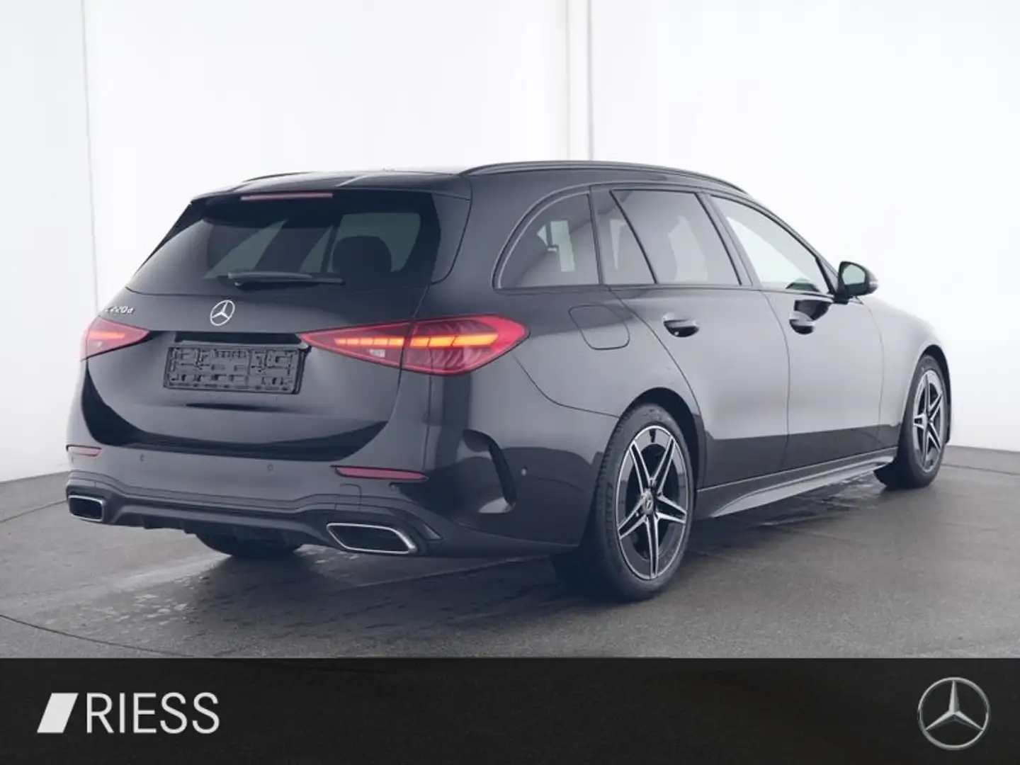 Mercedes-Benz C 220 d T AMG Sport Night Navi LED Pano W-Paket Schwarz - 2