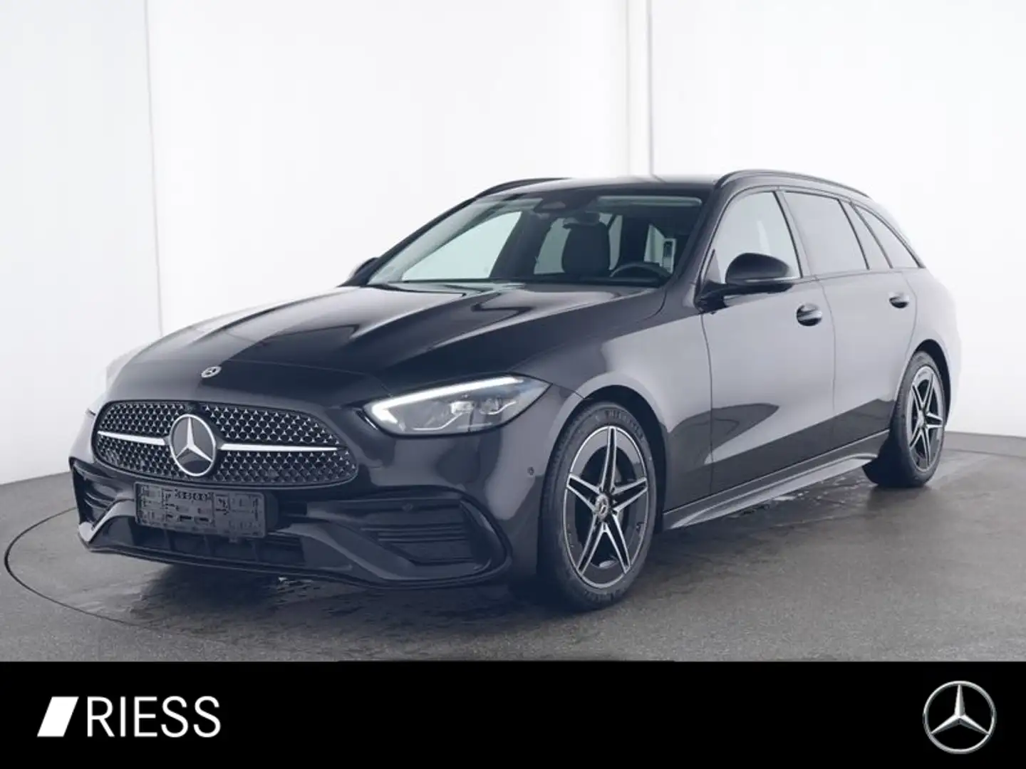 Mercedes-Benz C 220 d T AMG Sport Night Navi LED Pano W-Paket Schwarz - 1