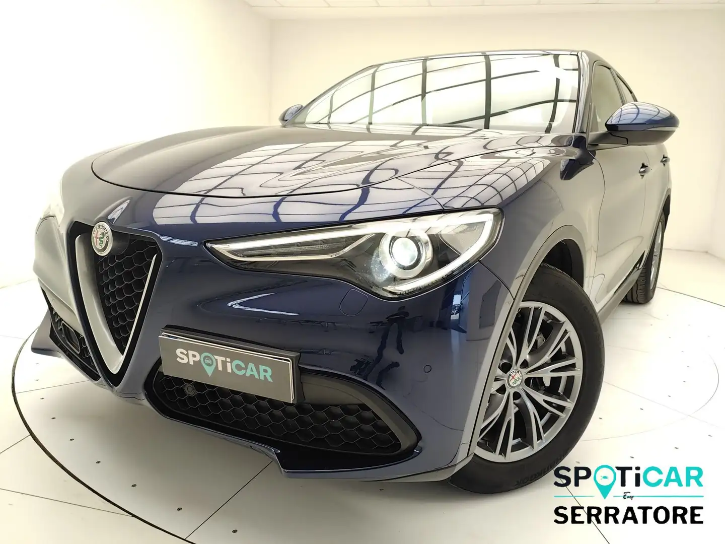 Alfa Romeo Stelvio 2020 2.2 t Business rwd 160cv auto Blau - 1
