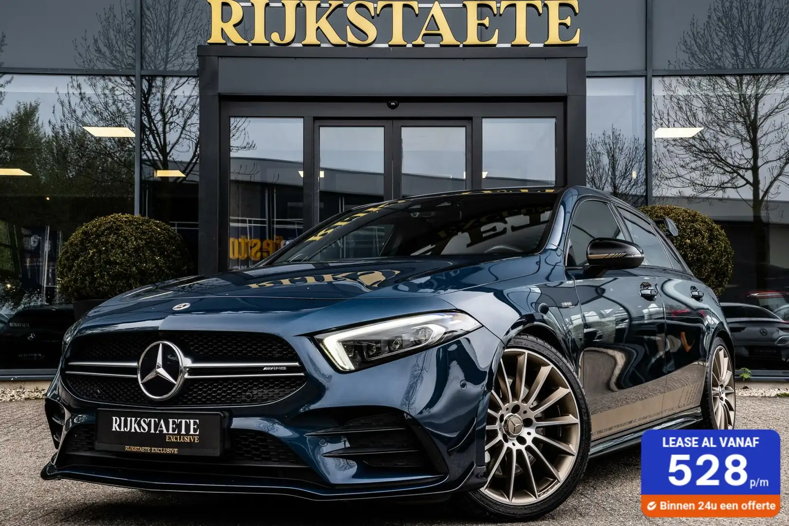 Mercedes-Benz A 35 AMG A35 4MATIC|PANO|KUIPSTOELEN|BURMESTER Modrá - 1