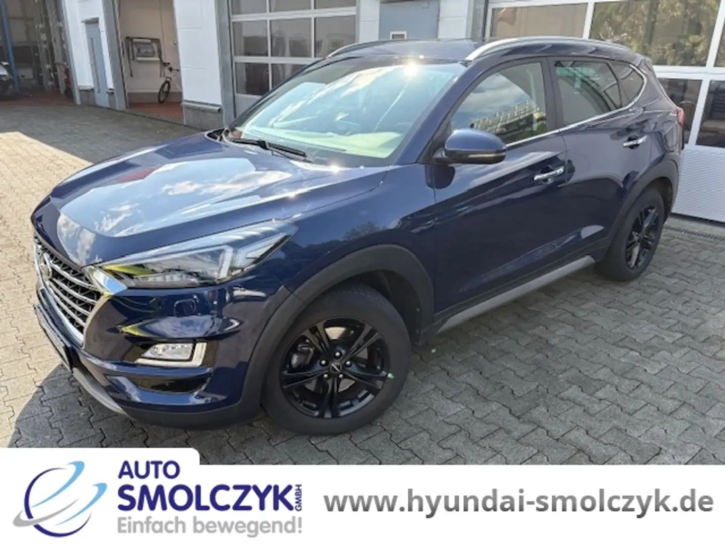 Hyundai TUCSON 1.6 T 7-DCT PREMIUM NAVI+LEDER+ASCC+ Blu/Azzurro - 1