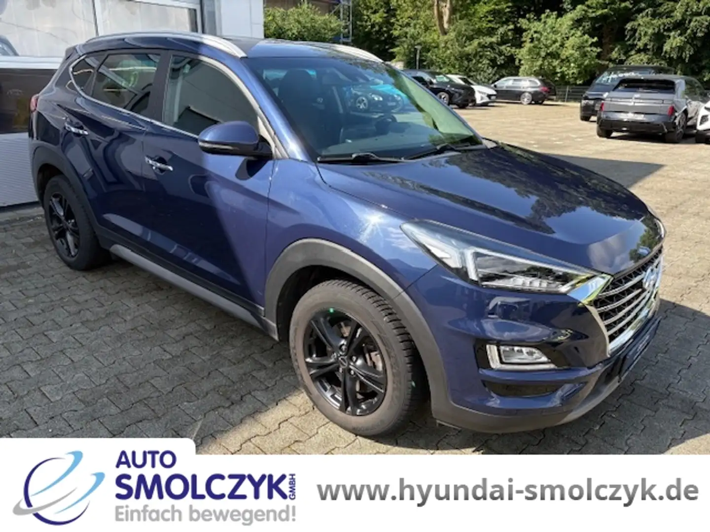 Hyundai TUCSON 1.6 T 7-DCT PREMIUM NAVI+LEDER+ASCC+ Blu/Azzurro - 2