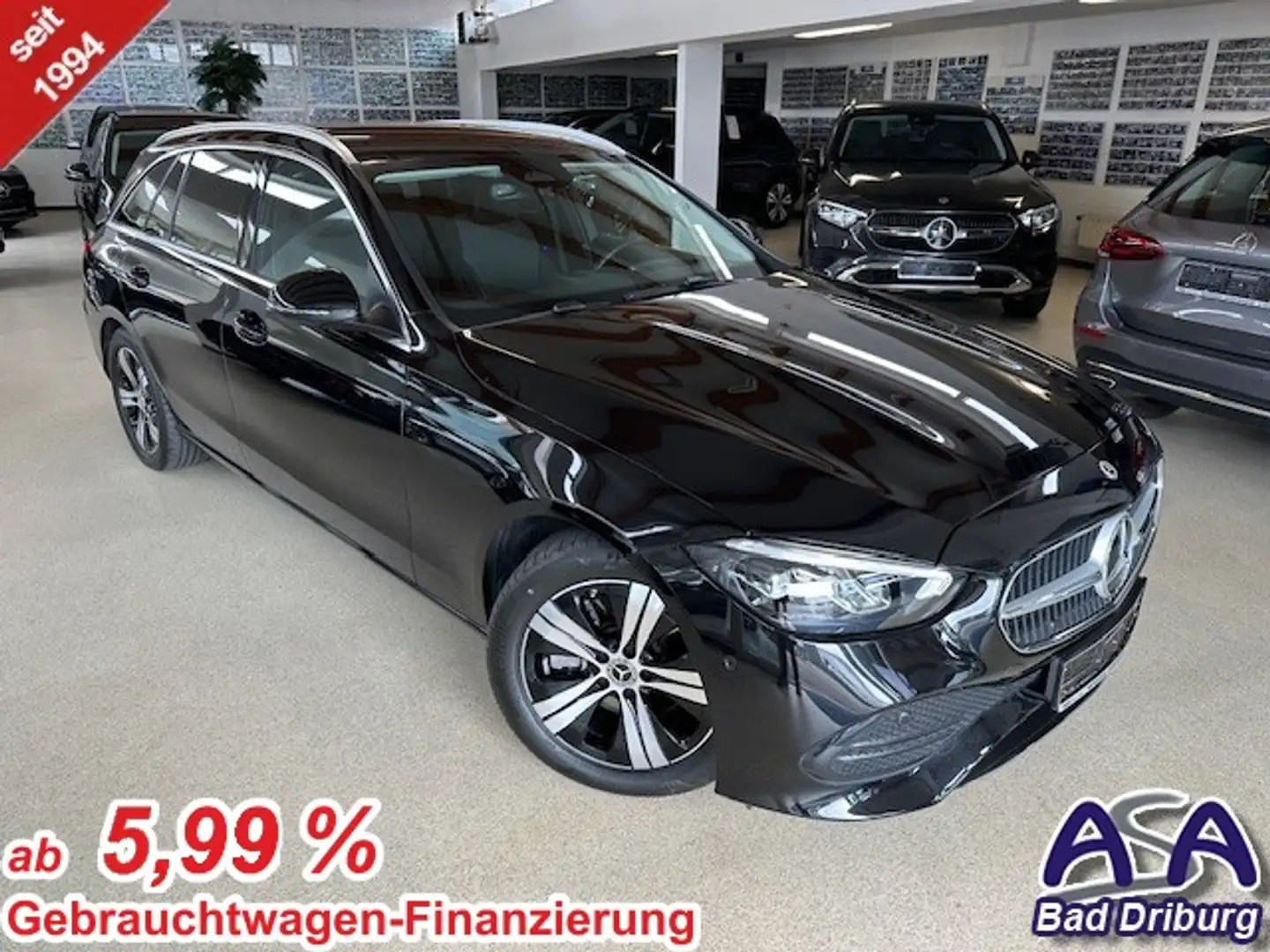Mercedes-Benz C 200 T d Modelljahr2025+Avantgarde+AHK+Kamera+Business- Noir - 1
