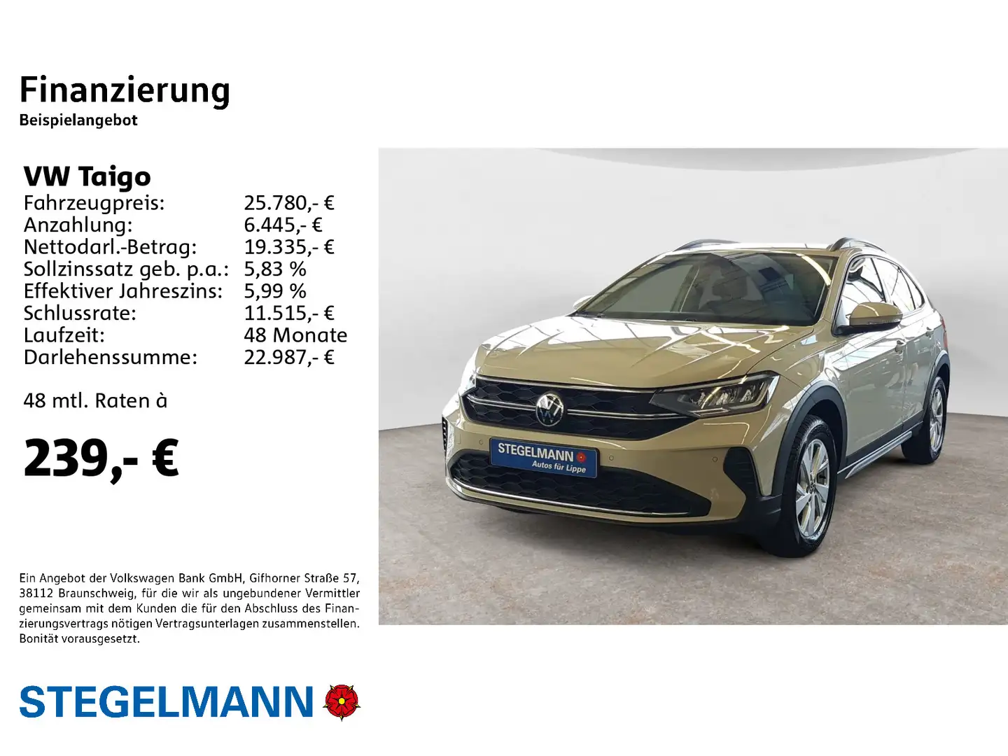 Volkswagen Taigo 1,0 l TSI OPF 5-Gang-Schaltgetriebe Life Grau - 2