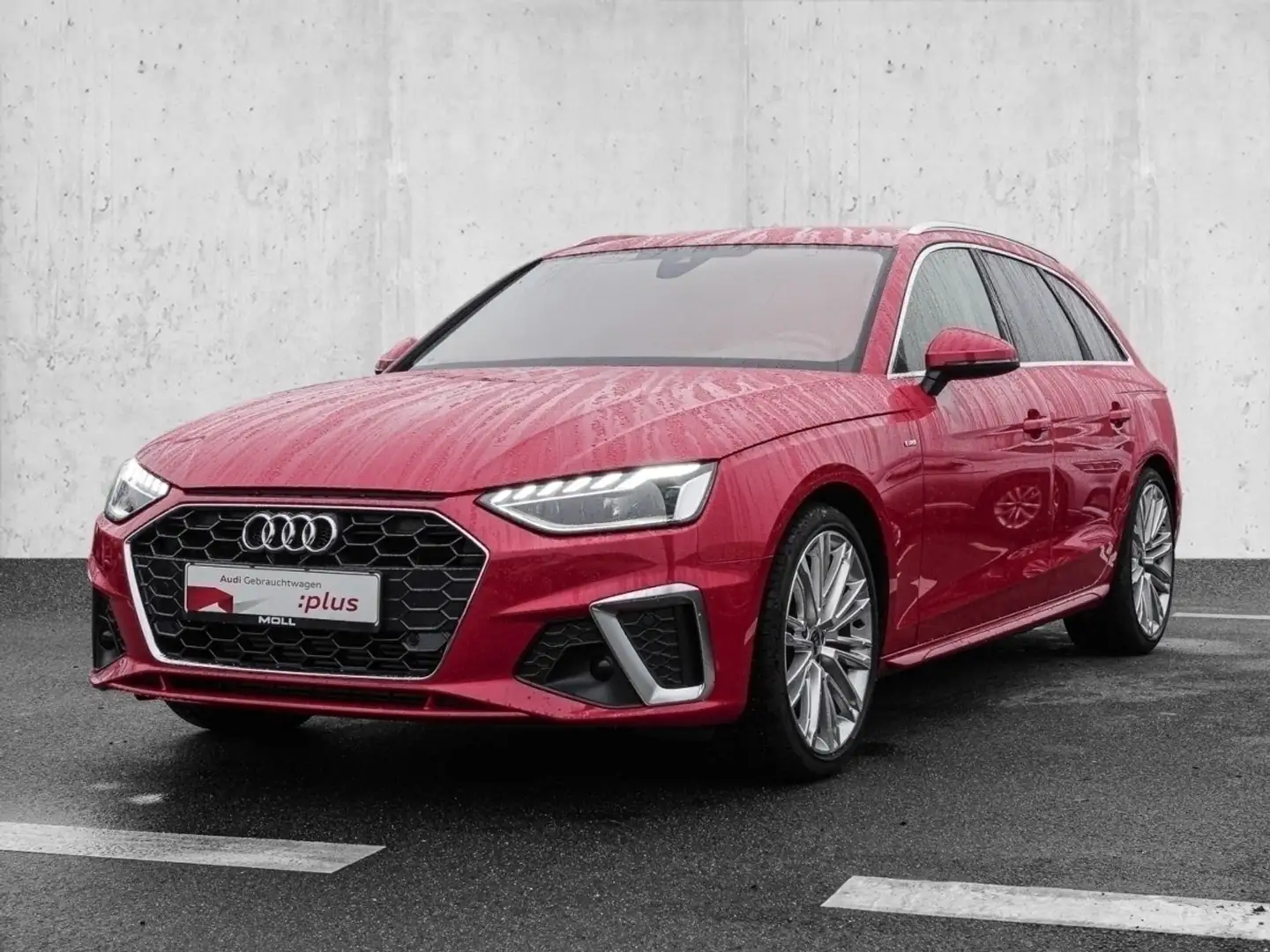Audi A4 Avant S line 40 TFSI S tronic (AHK) NAVI LM Piros - 2