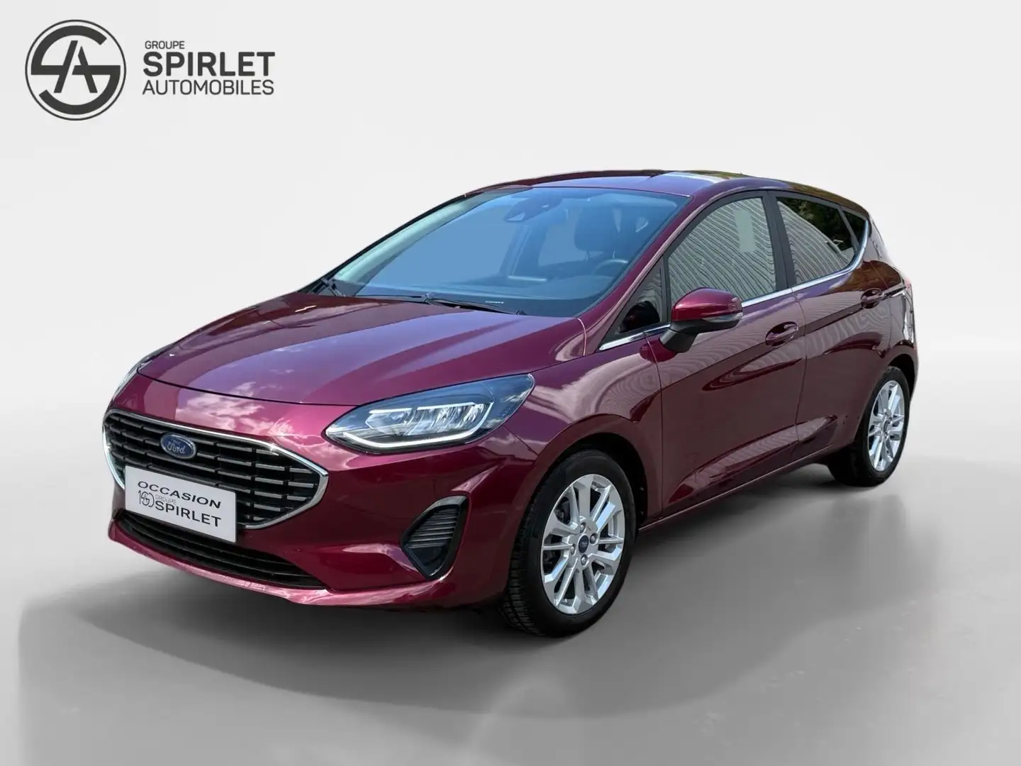 Ford Fiesta Titanium Rouge - 1