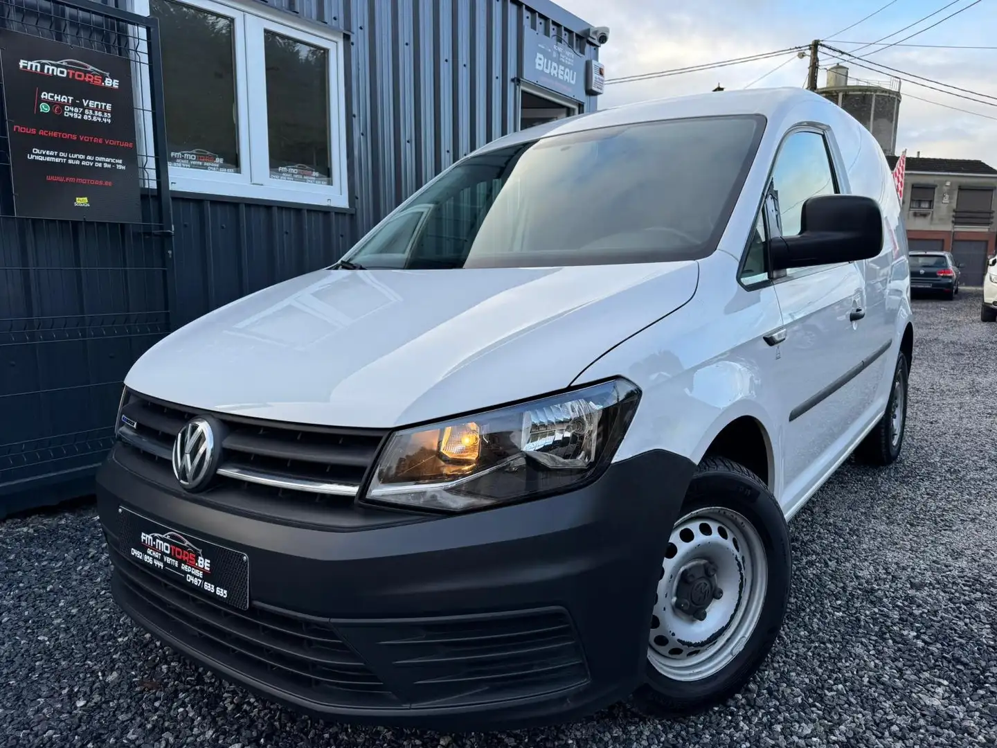Volkswagen Caddy 1.4TGI BlueMotion/1e Main/GPS/Entretien+CT+Garanti Blanc - 1