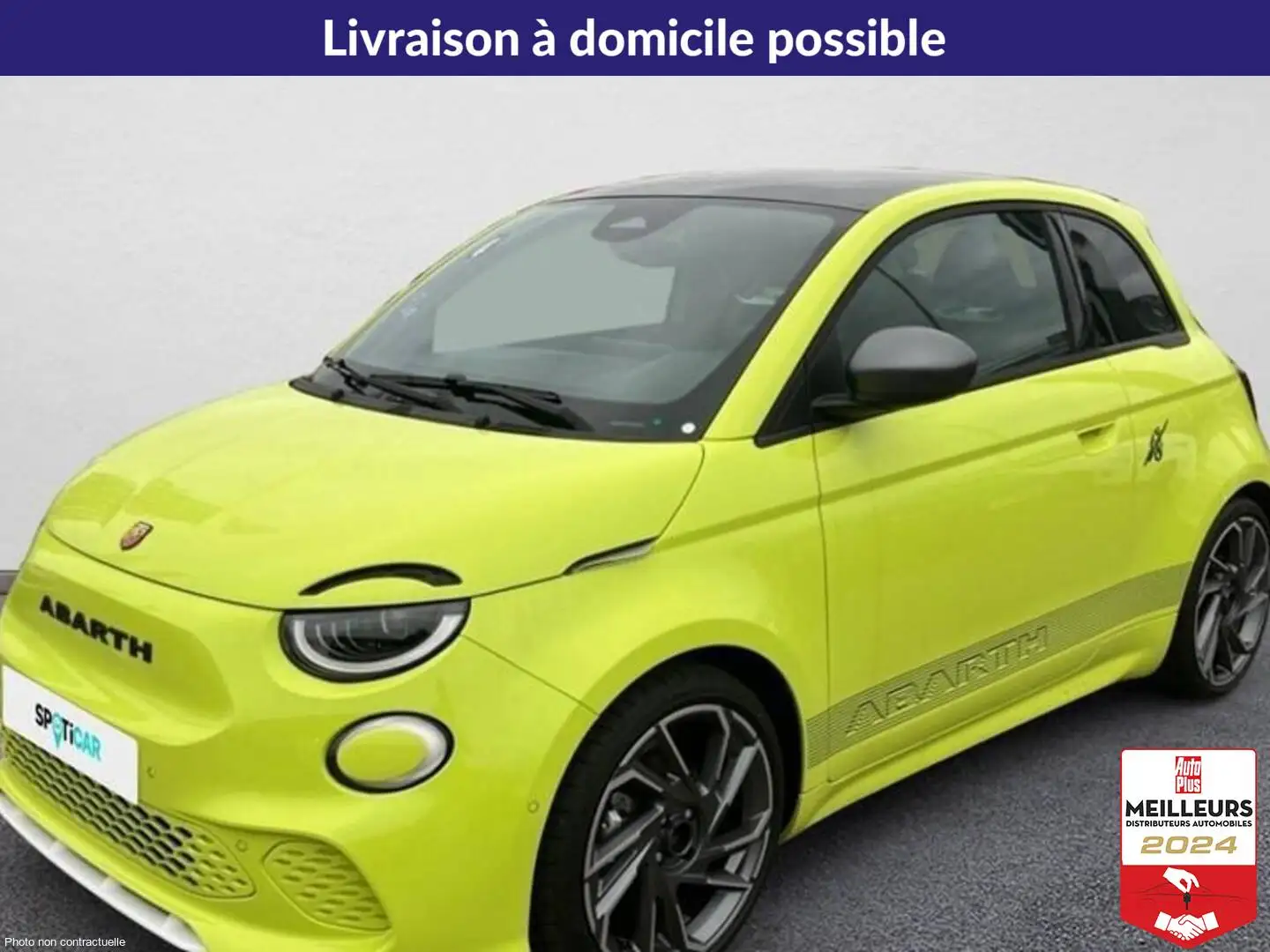 Abarth 500 E 155 ch scorpionissima 42 kwh Zöld - 1