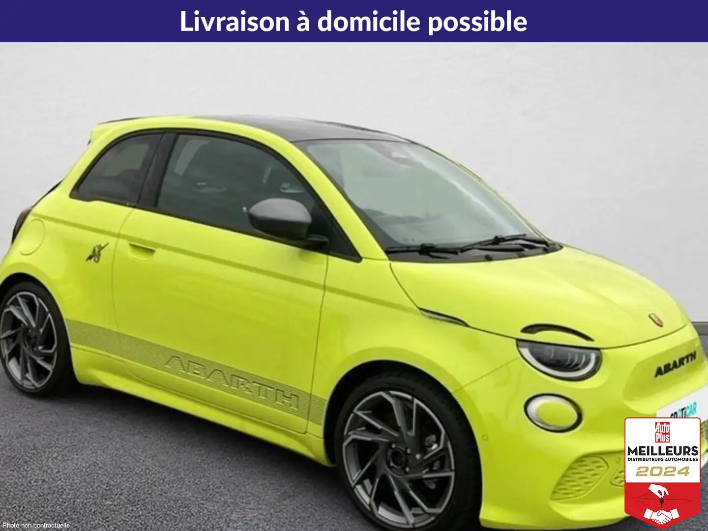 Abarth 500 E 155 ch scorpionissima 42 kwh Zöld - 2
