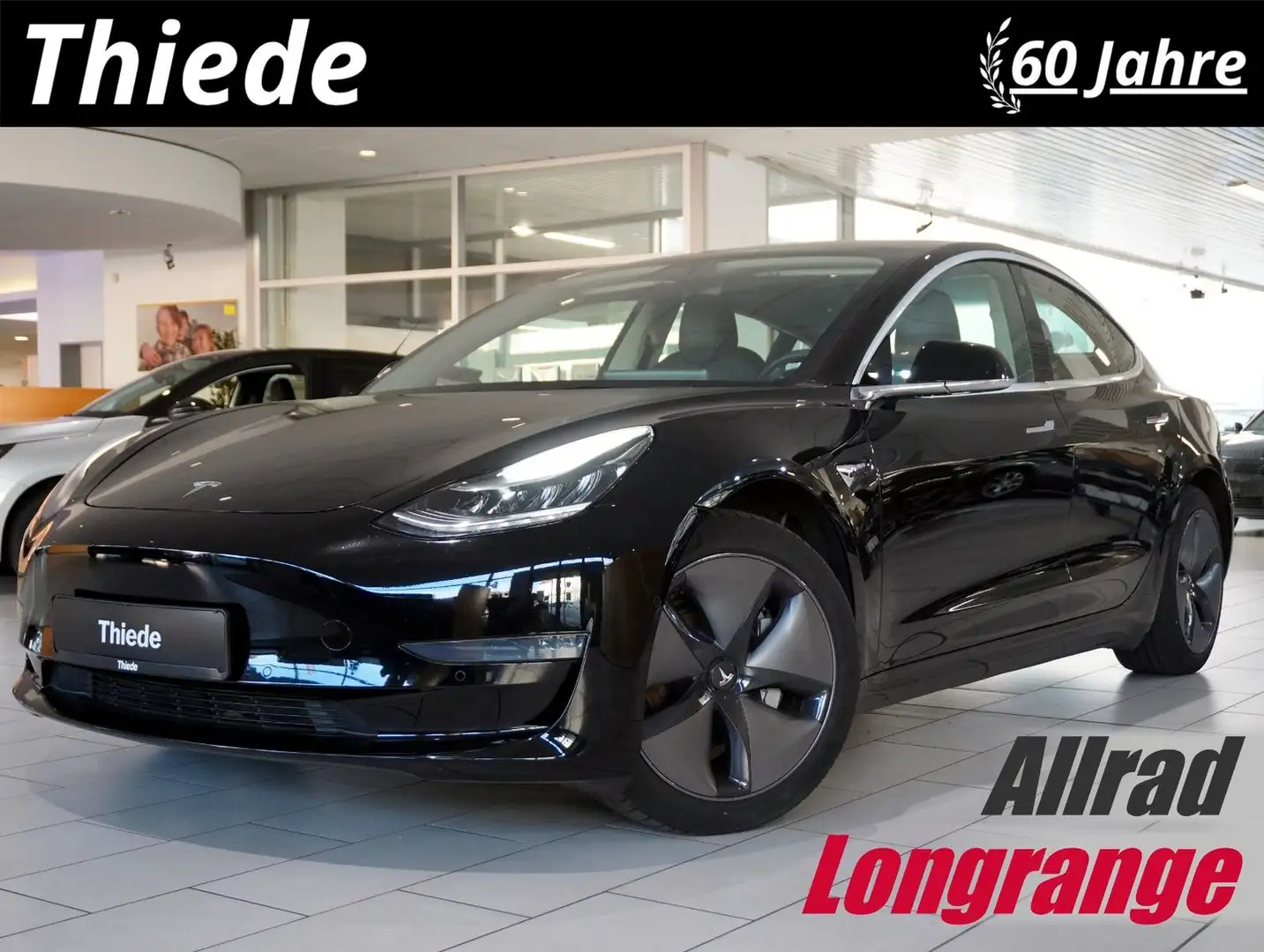 Tesla Model 3 LONGRANGE DUAL-MOTOR NAVI/KAMERA/SH/PANO Schwarz - 1