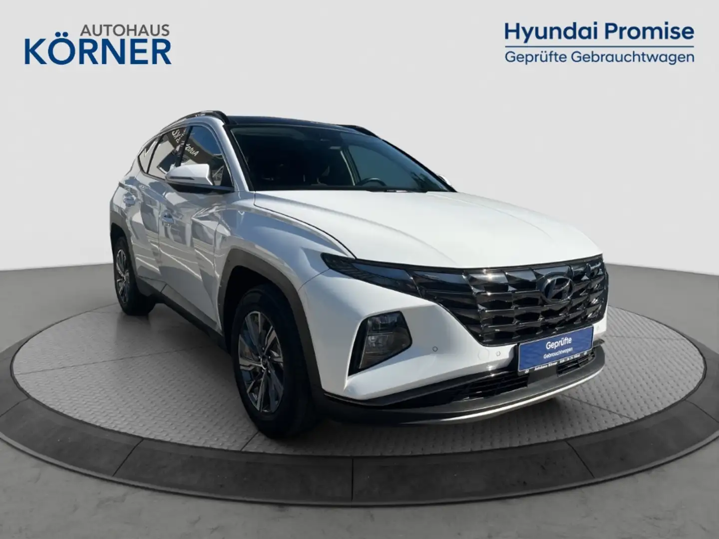 Hyundai TUCSON Hybrid TREND 1.6 *NAVI*LED*CAM*KRELL*CARPLAY* Weiß - 1