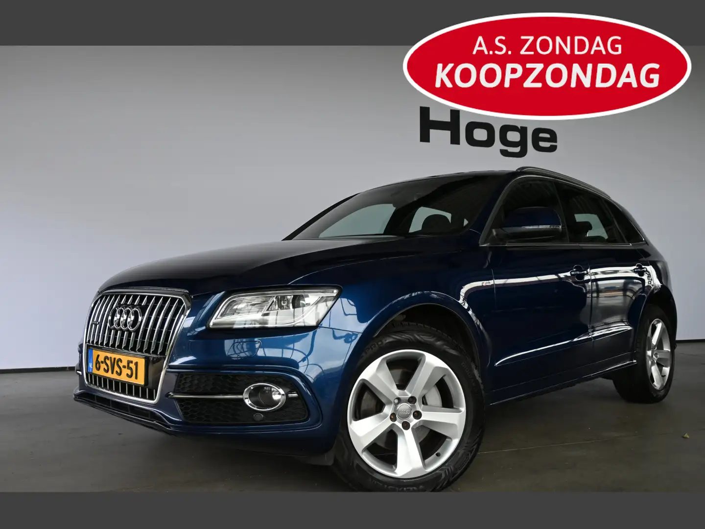 Audi Q5 3.0 TDI quattro S-line Clima Cruise control Naviga Blau - 1