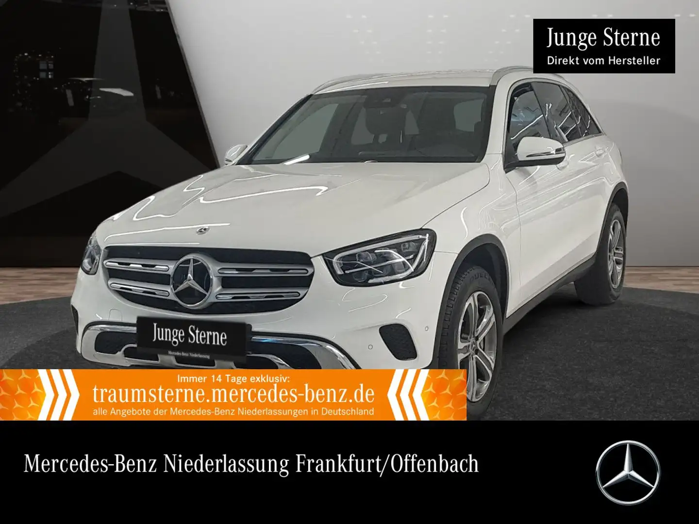 Mercedes-Benz GLC 300 de 4M AHK+LED+KAMERA+KEYLESS+9G Weiß - 1
