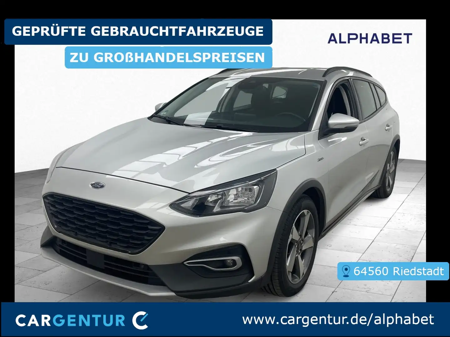 Ford Focus 1.5 EcoBlue Active AHK SpoSi BLIS Silber - 1