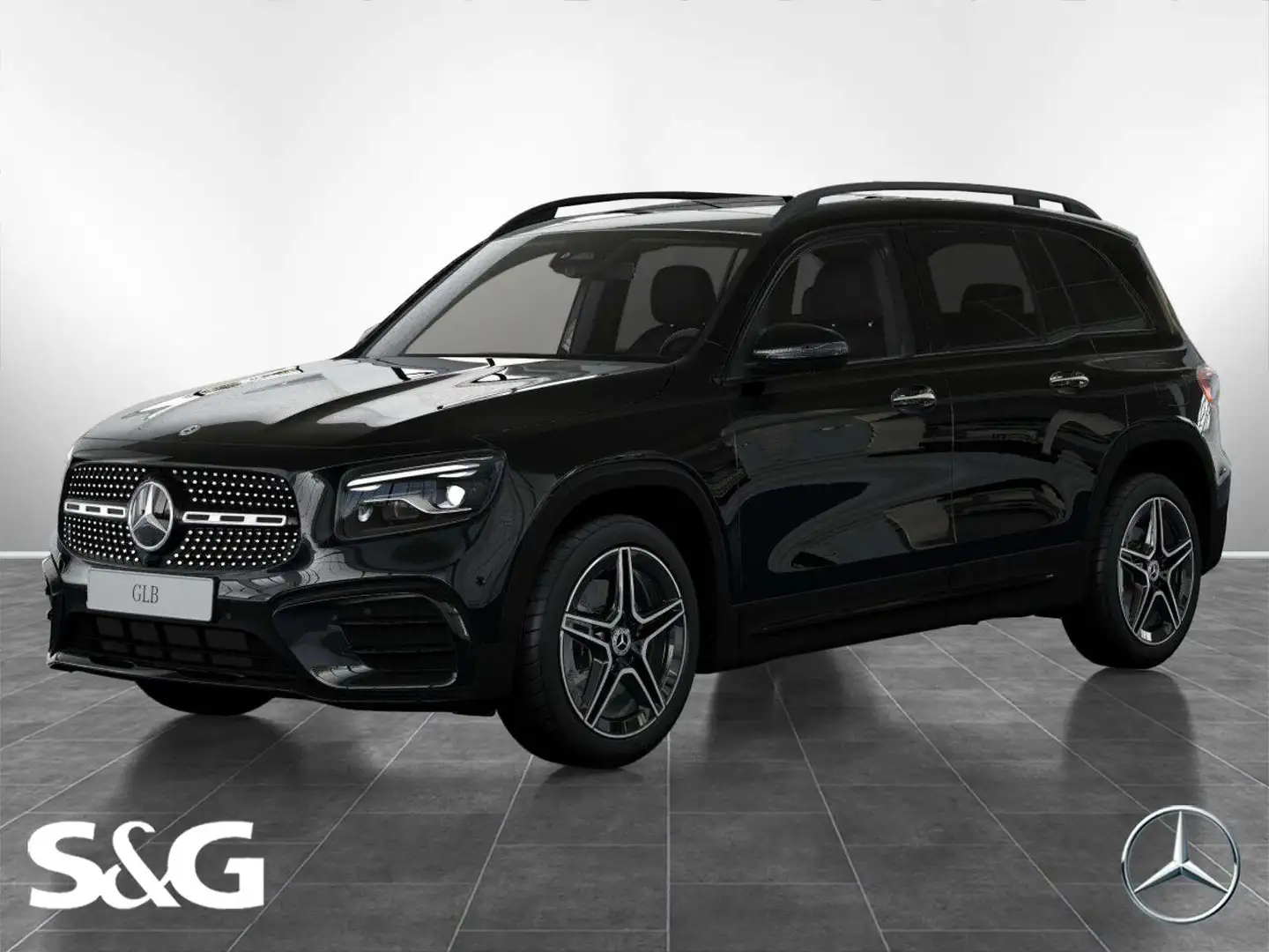 Mercedes-Benz GLB 200 d 4M AMG MBUX+M-LED+AHK+360°+Pano+Totwin Negro - 1