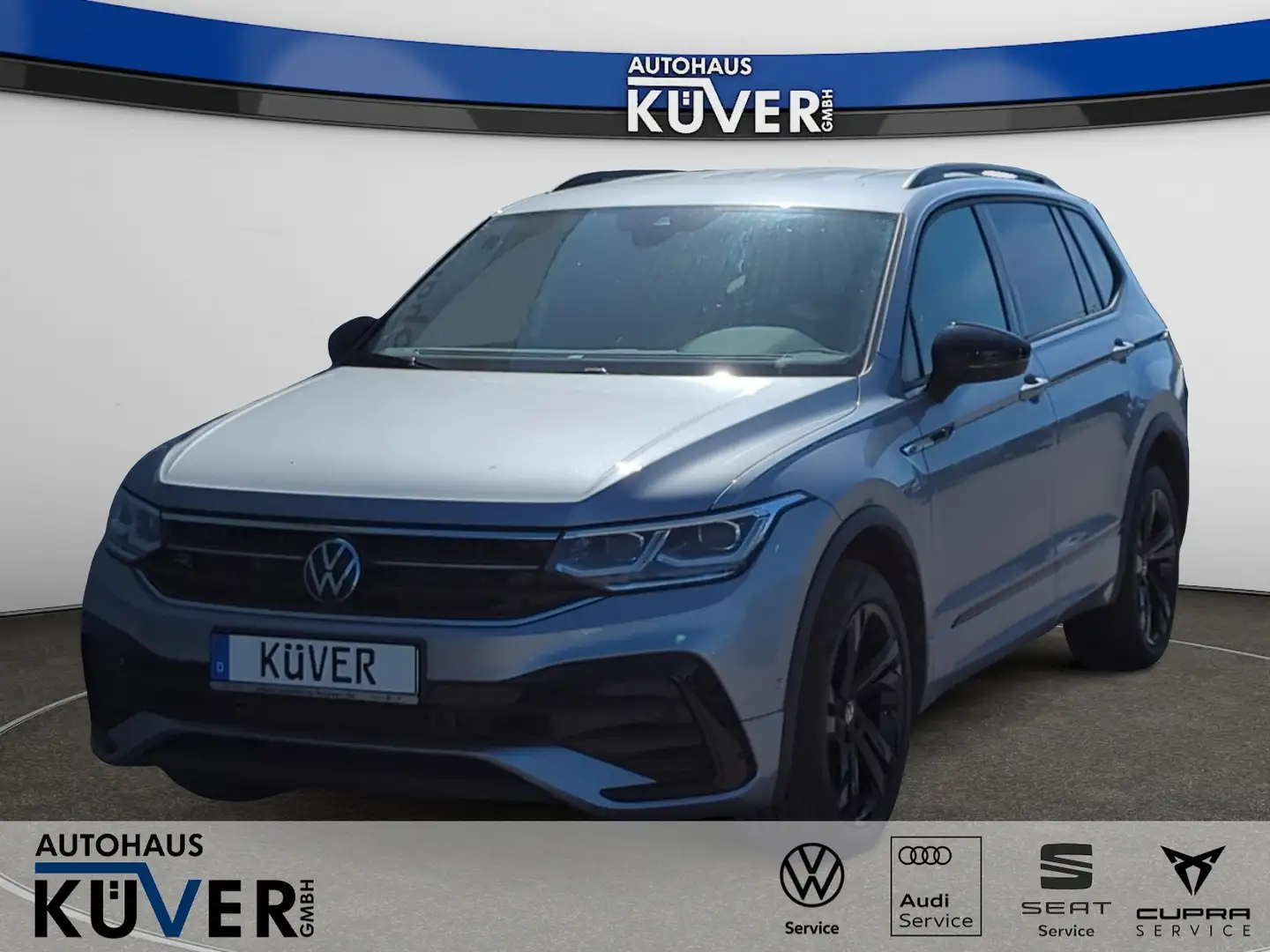 Volkswagen Tiguan Allspace R-Line 2,0 TDI DSG 4M+Navi+AHK Argent - 1