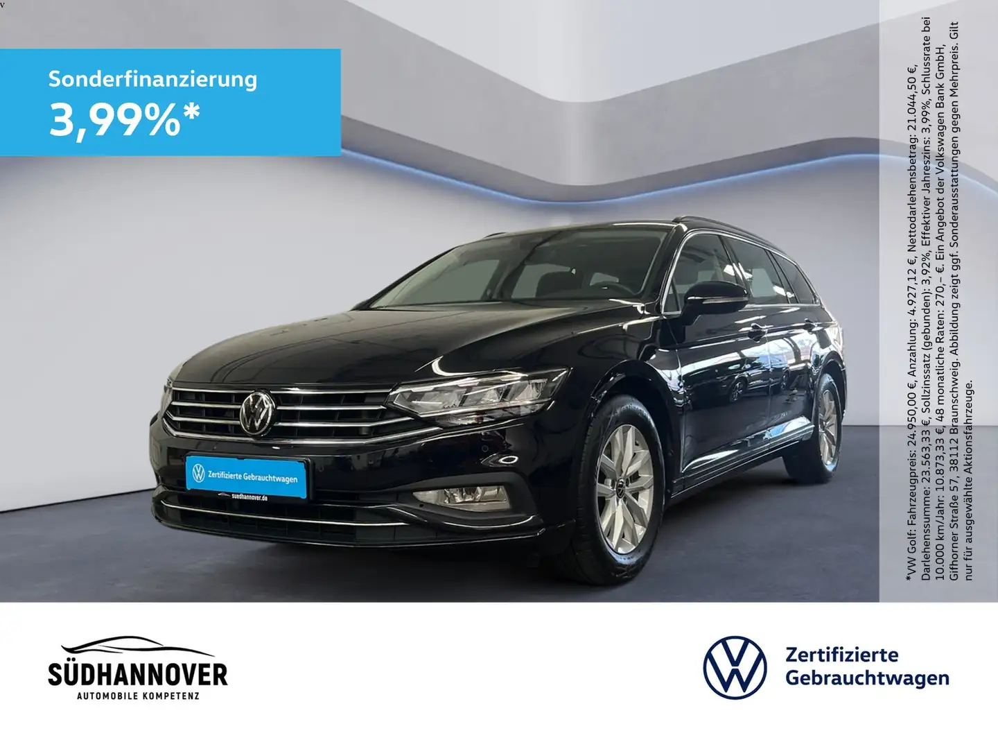 Volkswagen Passat Variant Business 2.0 TDI DSG NAVI+LED+SHZ Schwarz - 1