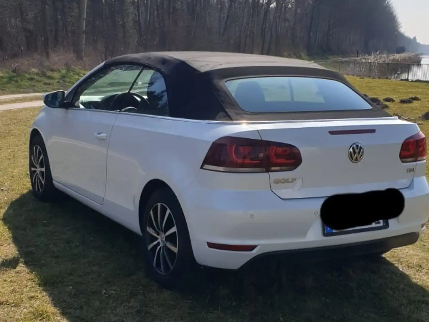 Volkswagen Golf Cabriolet Cabrio 1.6 TDI   WURDE NUR IM SOMMER GEFAHREN Blanc - 2