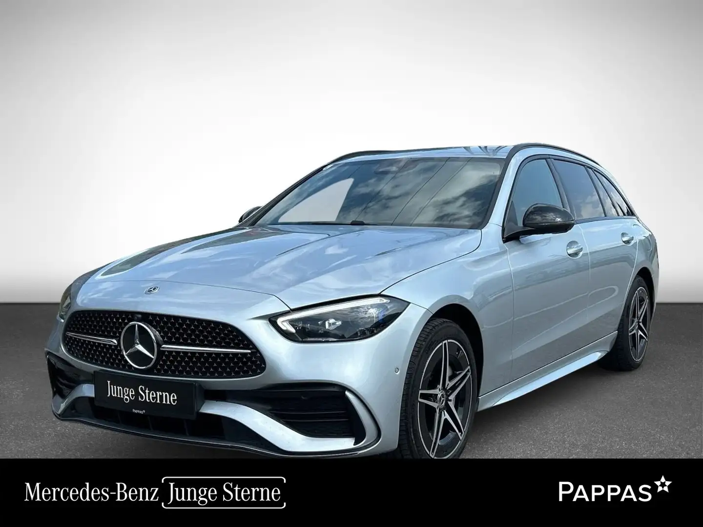 Mercedes-Benz C 300 e T-Modell mit EQ Hybrid Technologie Navi Silber - 1