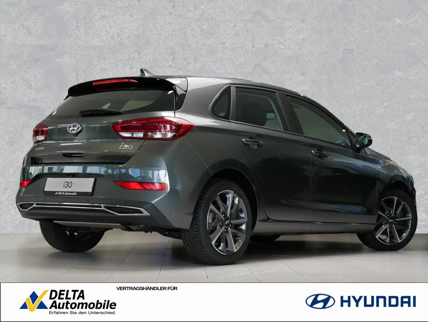 Hyundai i30 1.0 TGDI 48V Trend Navi Voll-LED Carplay Grau - 2