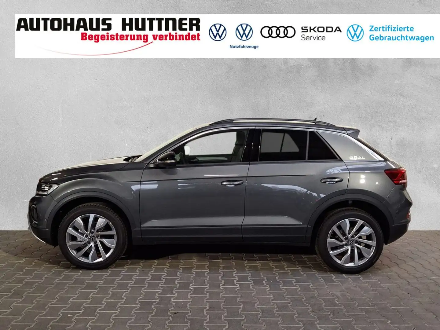 Volkswagen T-Roc GOAL 1.5 TSI DSG NAVI AHK LED APPCONNECT Grau - 2