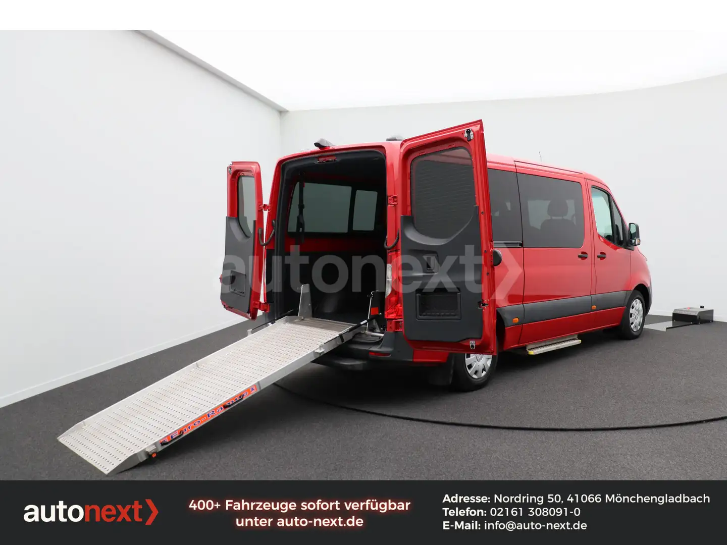 Mercedes-Benz Sprinter 214 Tourer Aut. *Rollstuhl-Rampe* (7298) Rot - 1