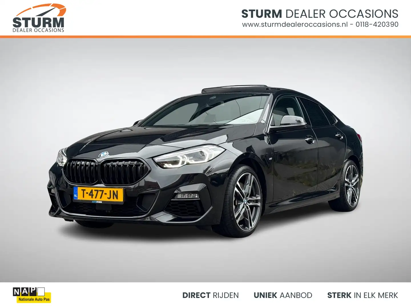 BMW 220 2-serie Gran Coupé 220i M Sport NL-Auto, Panoramad Zwart - 1