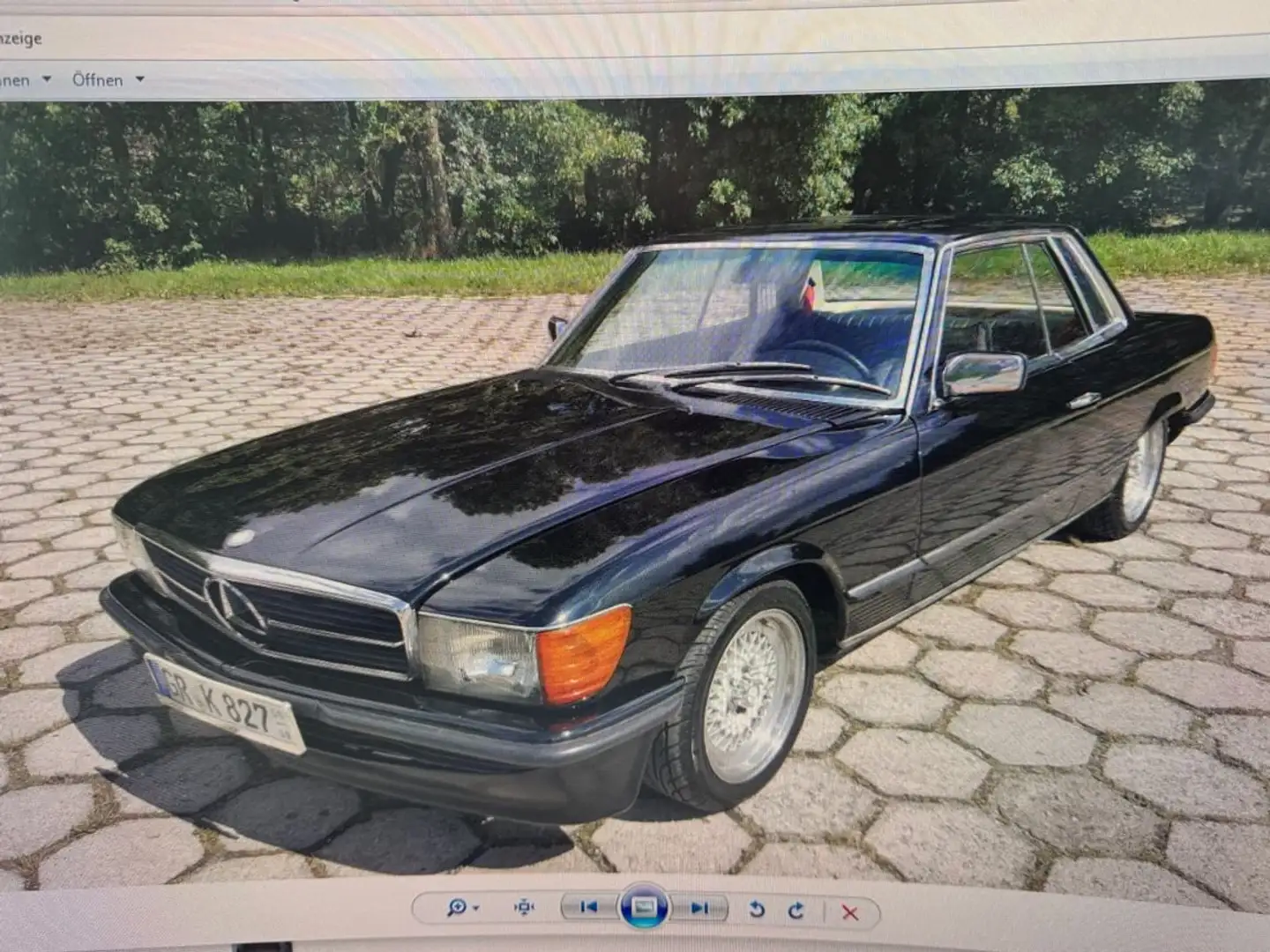 Mercedes-Benz SLC 350 100 Bilder von Restaurierung vorhanden-2.Besitz Schwarz - 1