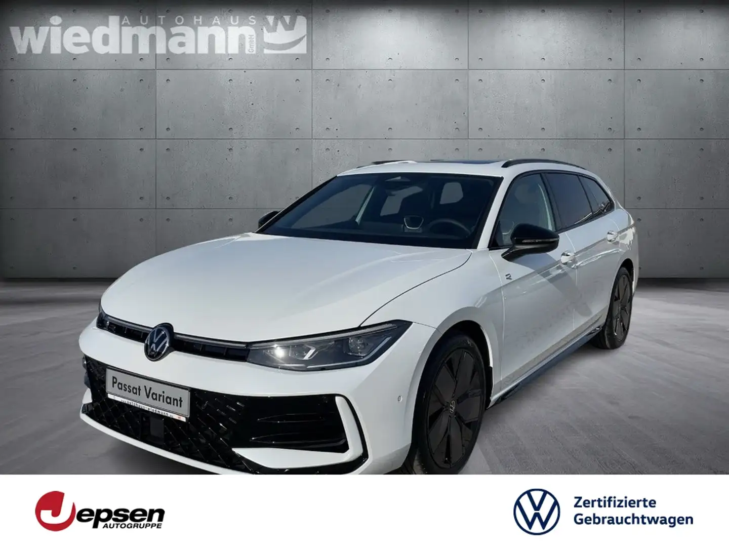 Volkswagen Passat Variant R-Line 2.0TDI DSG AHK+Pano+Harman Weiß - 1