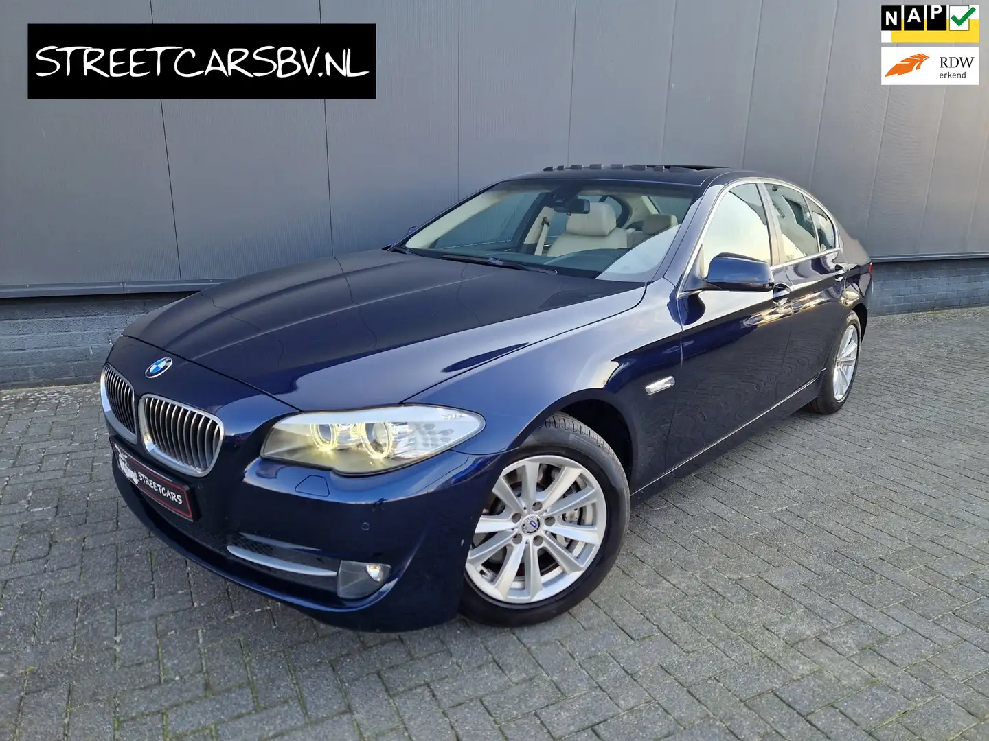 BMW 528 5-serie 528i High Executive Aut. Org.NL 3e Eig! Ne Blau - 1