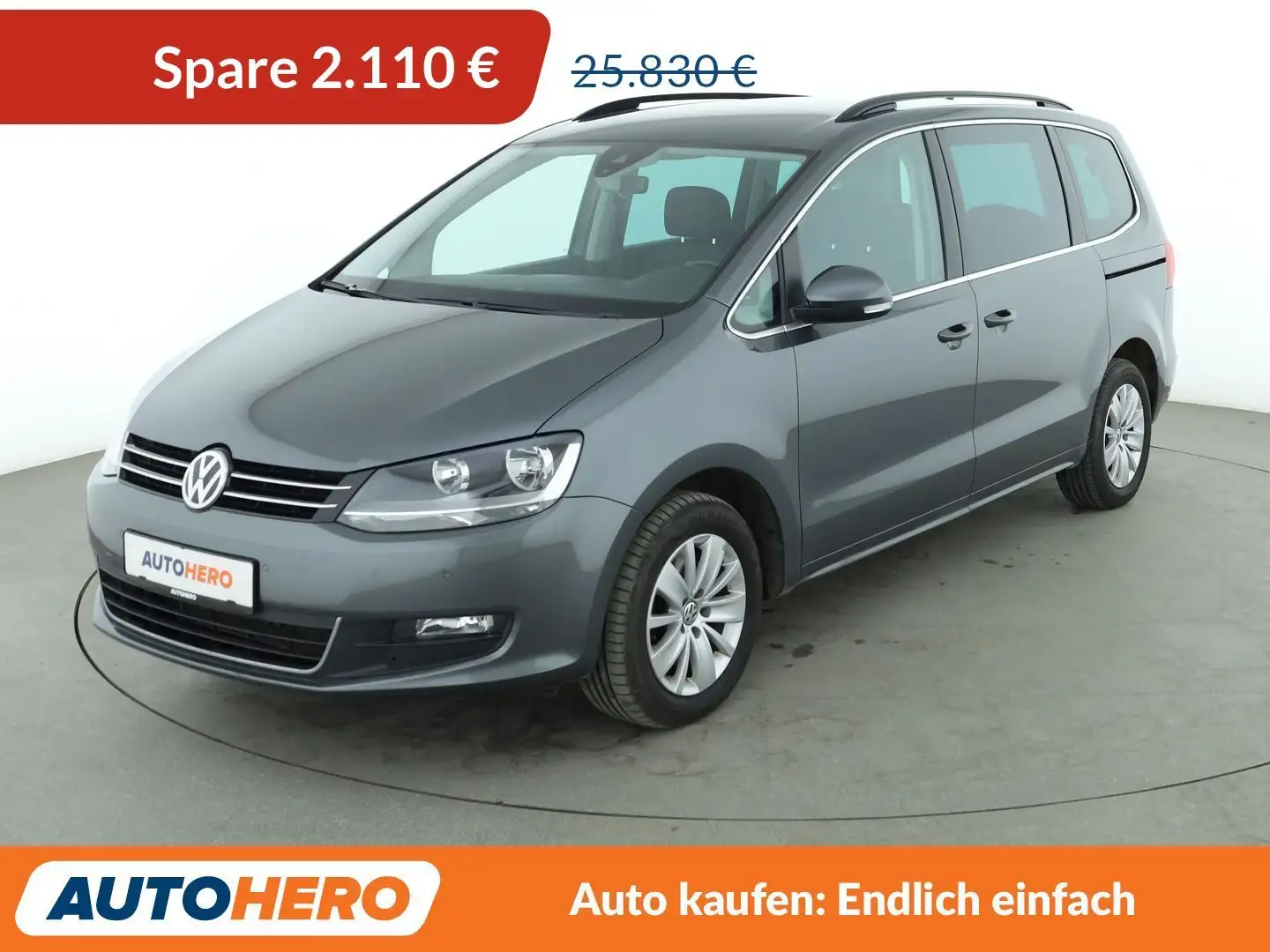 Volkswagen Sharan 1.4 TSI Comfortline BlueMotion *PDC*SHZ*NAVI* Grau - 1