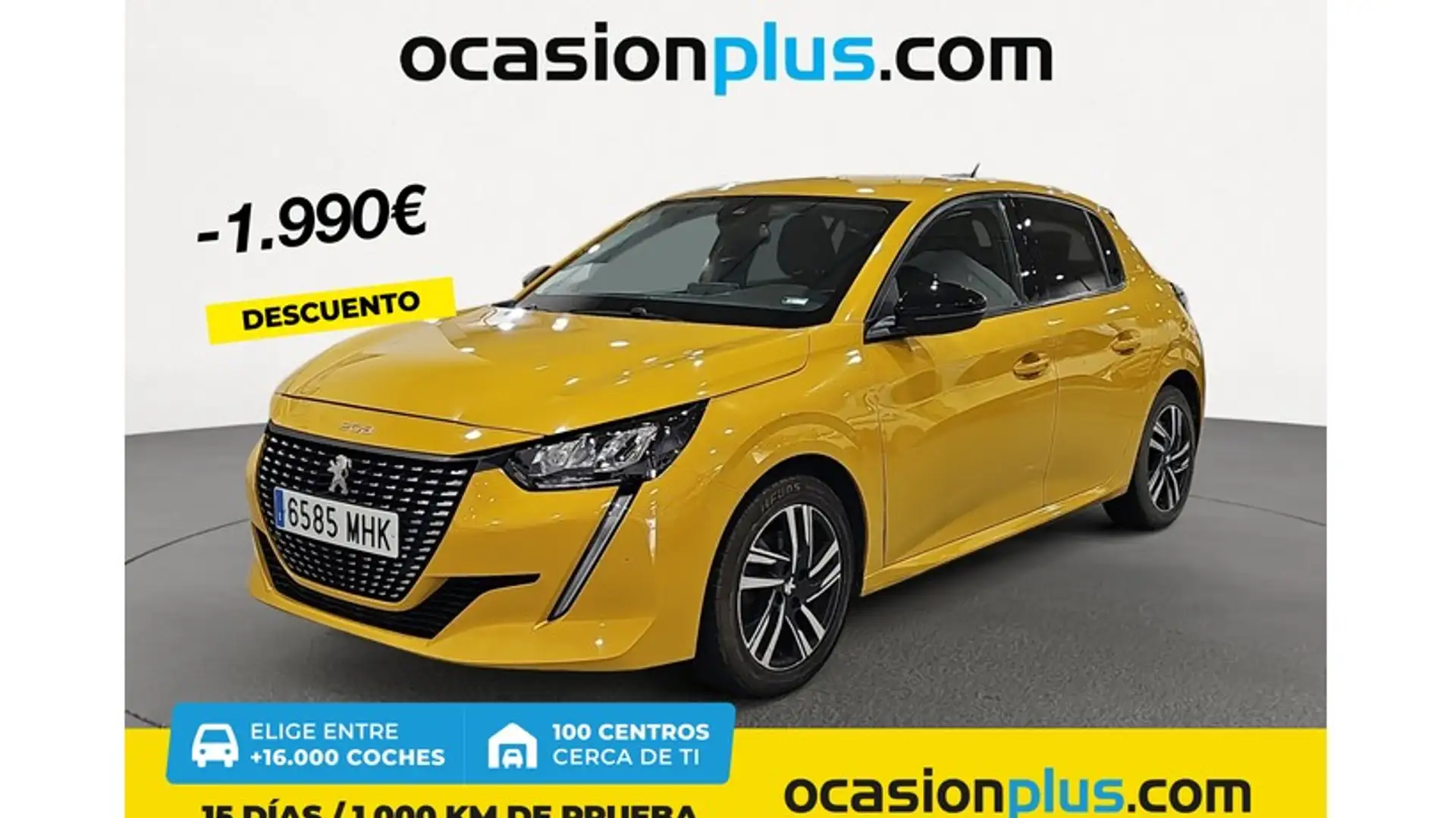 Peugeot 208 1.2 Puretech S&S Allure 100 Amarillo - 1