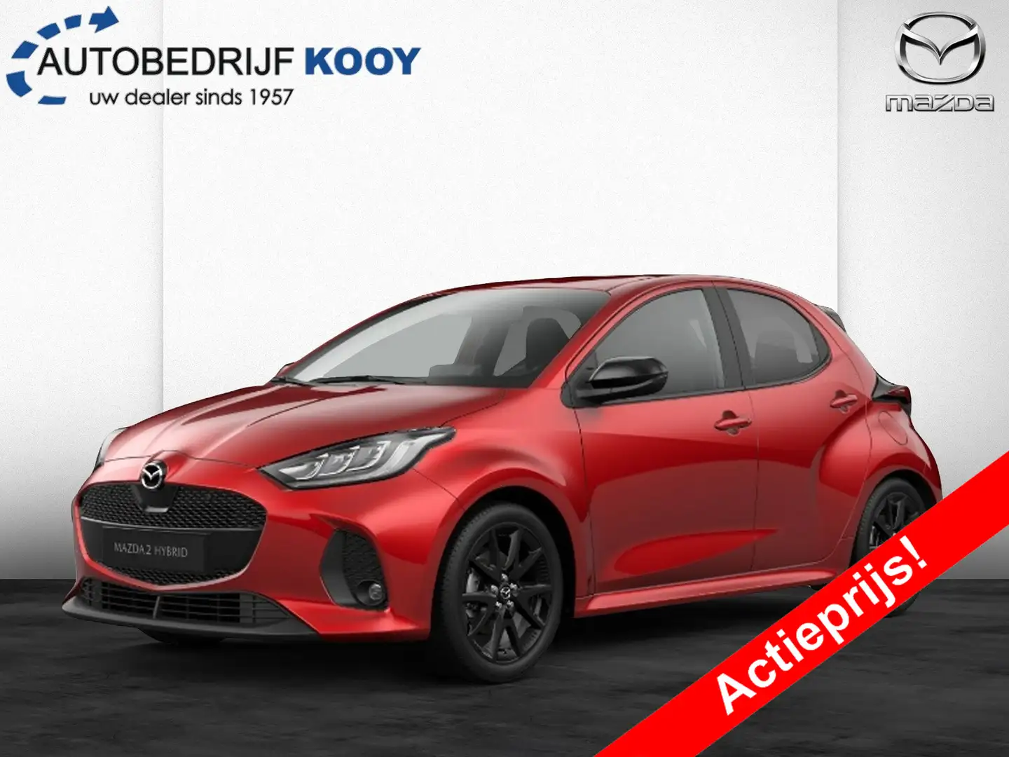 Mazda 2 Hybrid 1.5 Homura Rood - 1