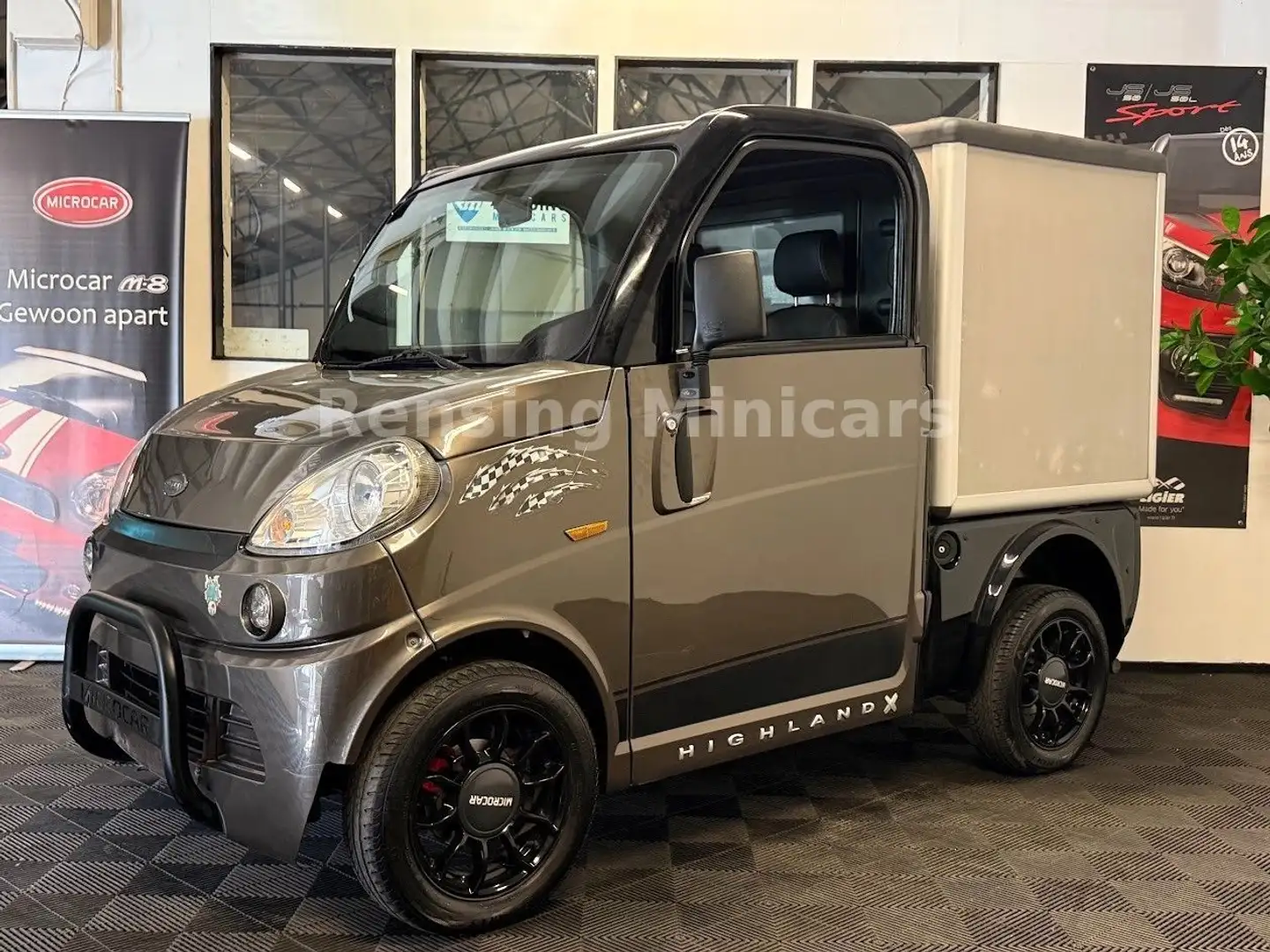 Microcar Sonstige M.Cross Truck Kastenwagen Mopedauto 45 KM/H Braun - 1