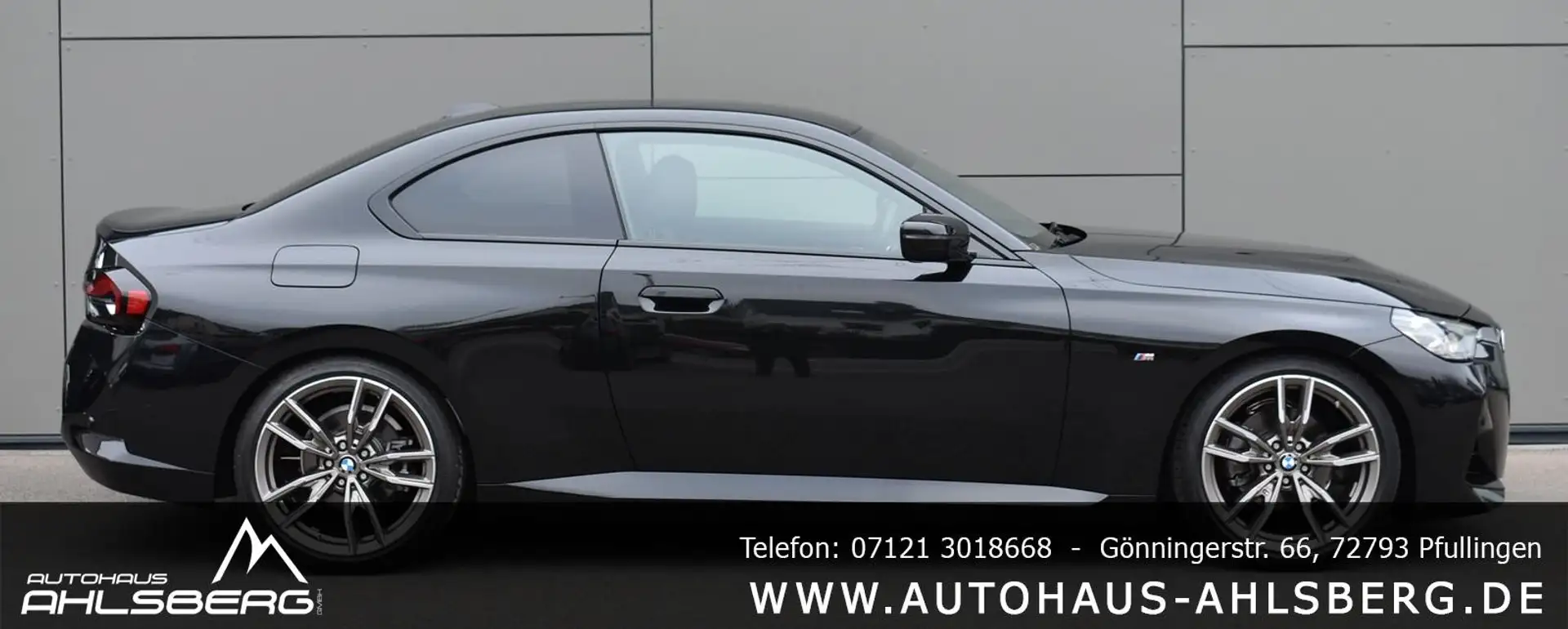BMW 220 i M SPORT SHADOW WIDES./ACC/KAMERA/LED/DAB/KEYLESS Чорний - 2