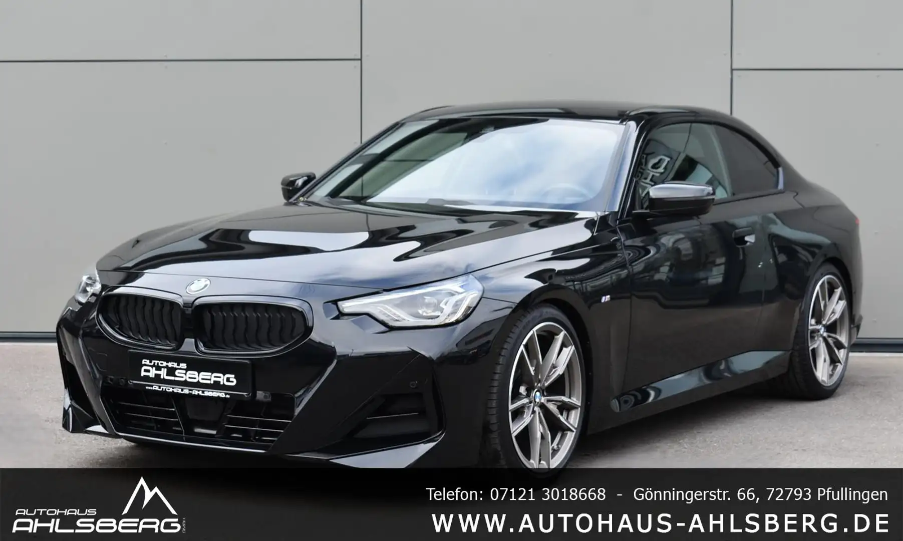 BMW 220 i M SPORT SHADOW WIDES./ACC/KAMERA/LED/DAB/KEYLESS Чорний - 1