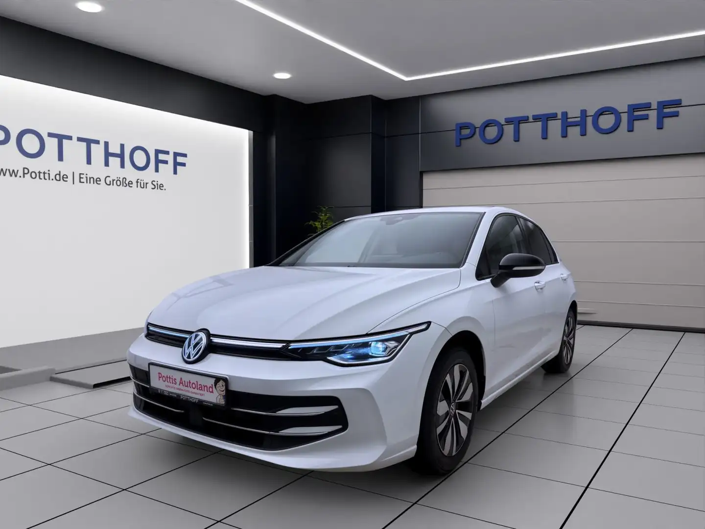 Volkswagen Golf 1.5 TSI GOAL AHK NAVI SITZHZG PDC LED Weiß - 1