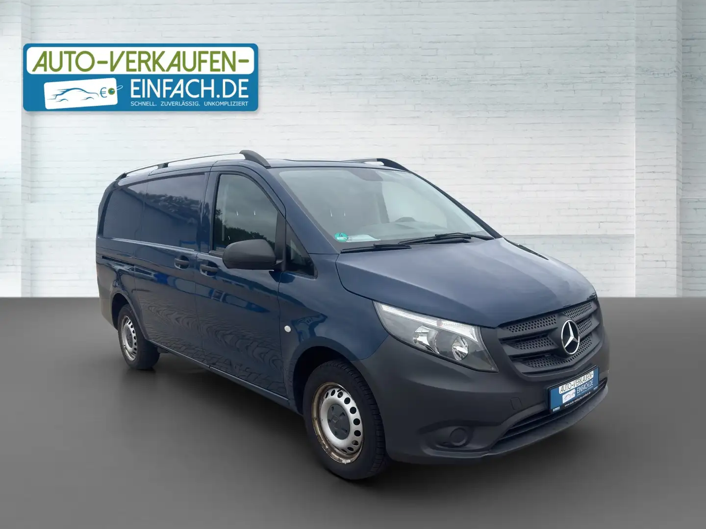 Mercedes-Benz Vito 114 CDI LANG,RFK,SH,AHK,Flügelt,TÜV,Service Blau - 1
