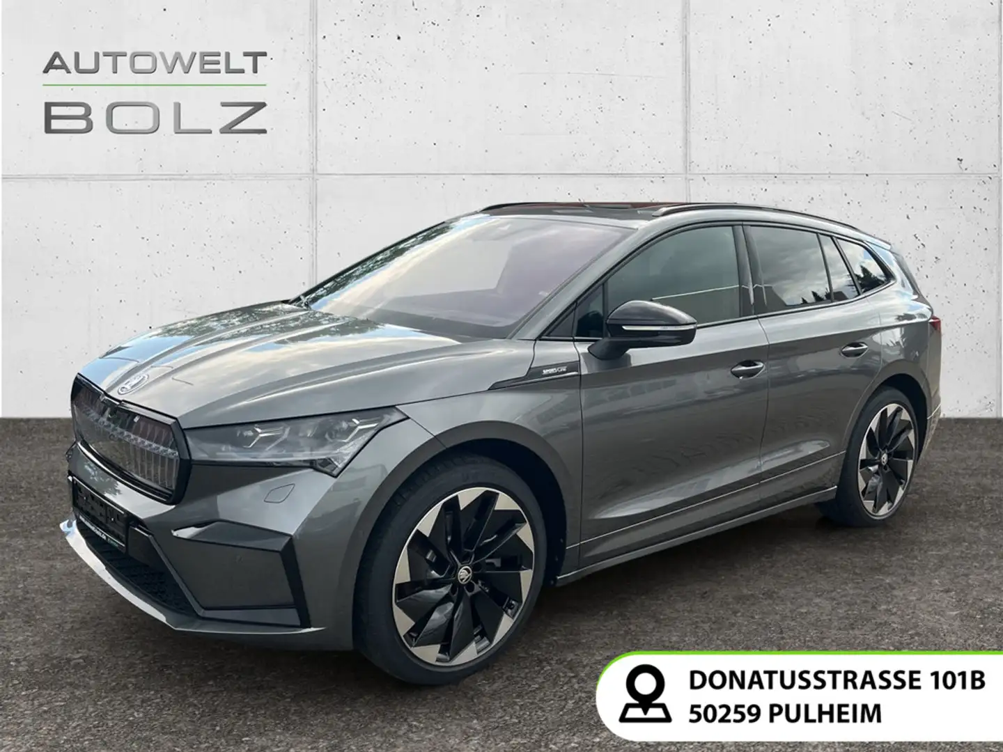 Skoda Enyaq 85 Sportline HUD Pano Maxx Paket ChrystalF Grau - 1
