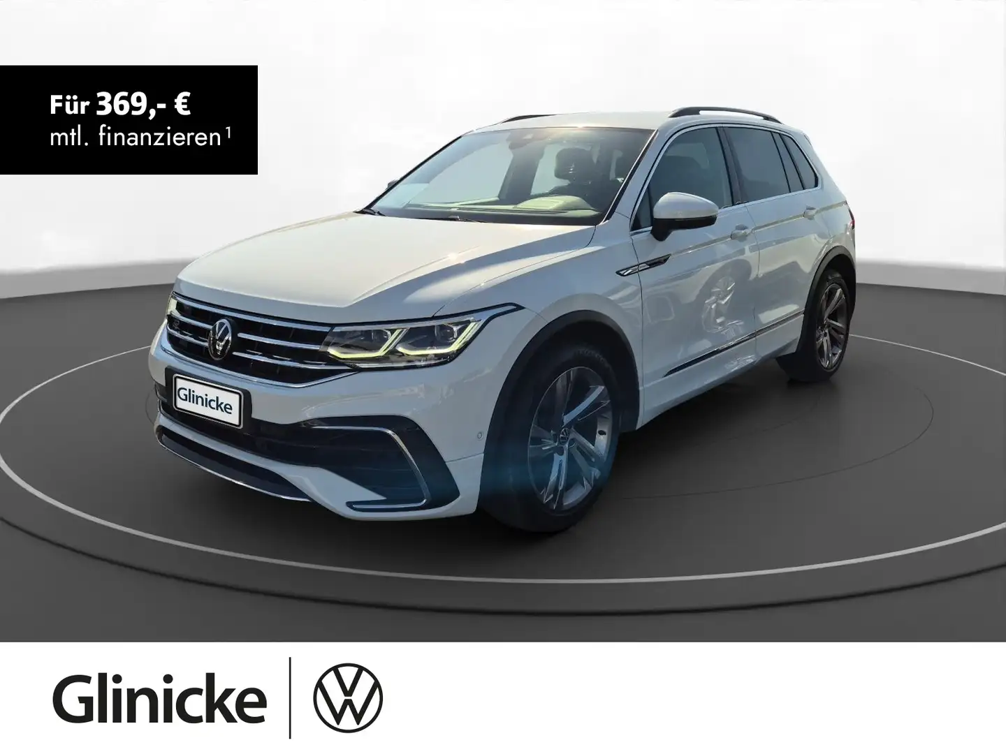 Volkswagen Tiguan 2.0 TDI DSG R-Line AHK Area View Navi IQ. Blanc - 1