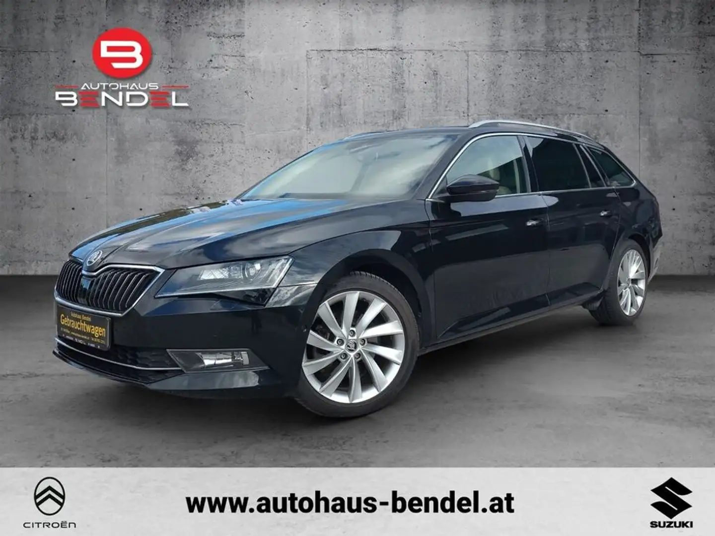 Skoda Superb Kombi 2,0 TDI 4x4 Style Automatik Schwarz - 1