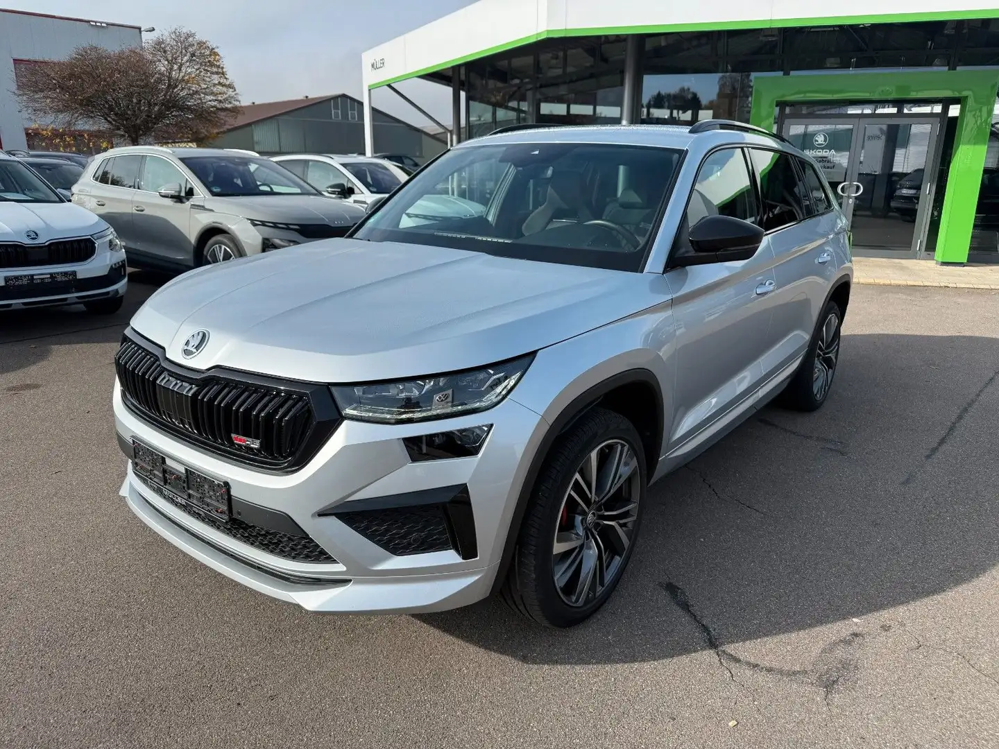 Skoda Kodiaq RS 4x4 Leder|AHK|2,5t|Cantoon|Standheiz. Plateado - 1