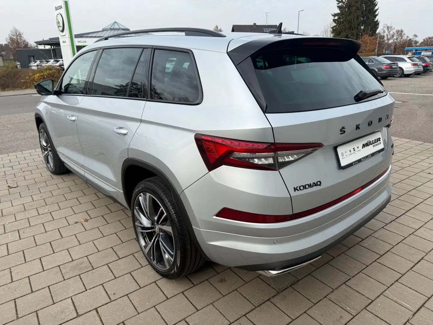 Skoda Kodiaq RS 4x4 Leder|AHK|2,5t|Cantoon|Standheiz. Argent - 2