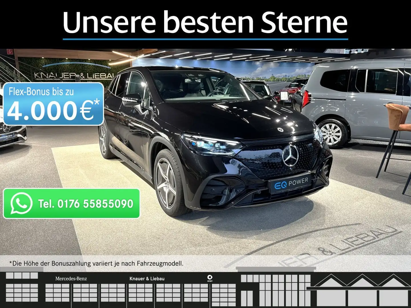 Mercedes-Benz EQE 350 EQE 350+ SUV AMG-Line*FAP*Pano*AHK*Burmester* Navi Noir - 1