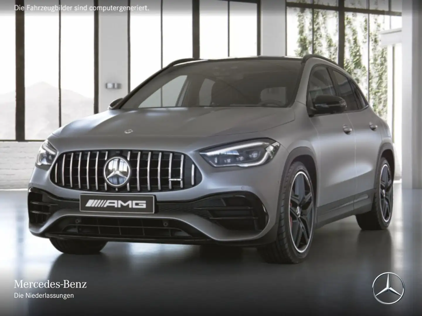 Mercedes-Benz GLA 45 AMG GLA 45 4M PANO+360°+MULTIBEAM+BURMESTER+SITZKLIMA Grau - 2
