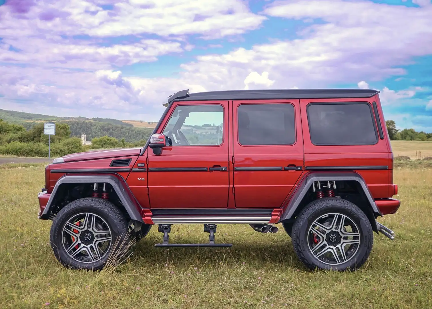 Mercedes-Benz G 500 4x4² AMG Carbon Brabus Trittbrett designo Rouge - 2