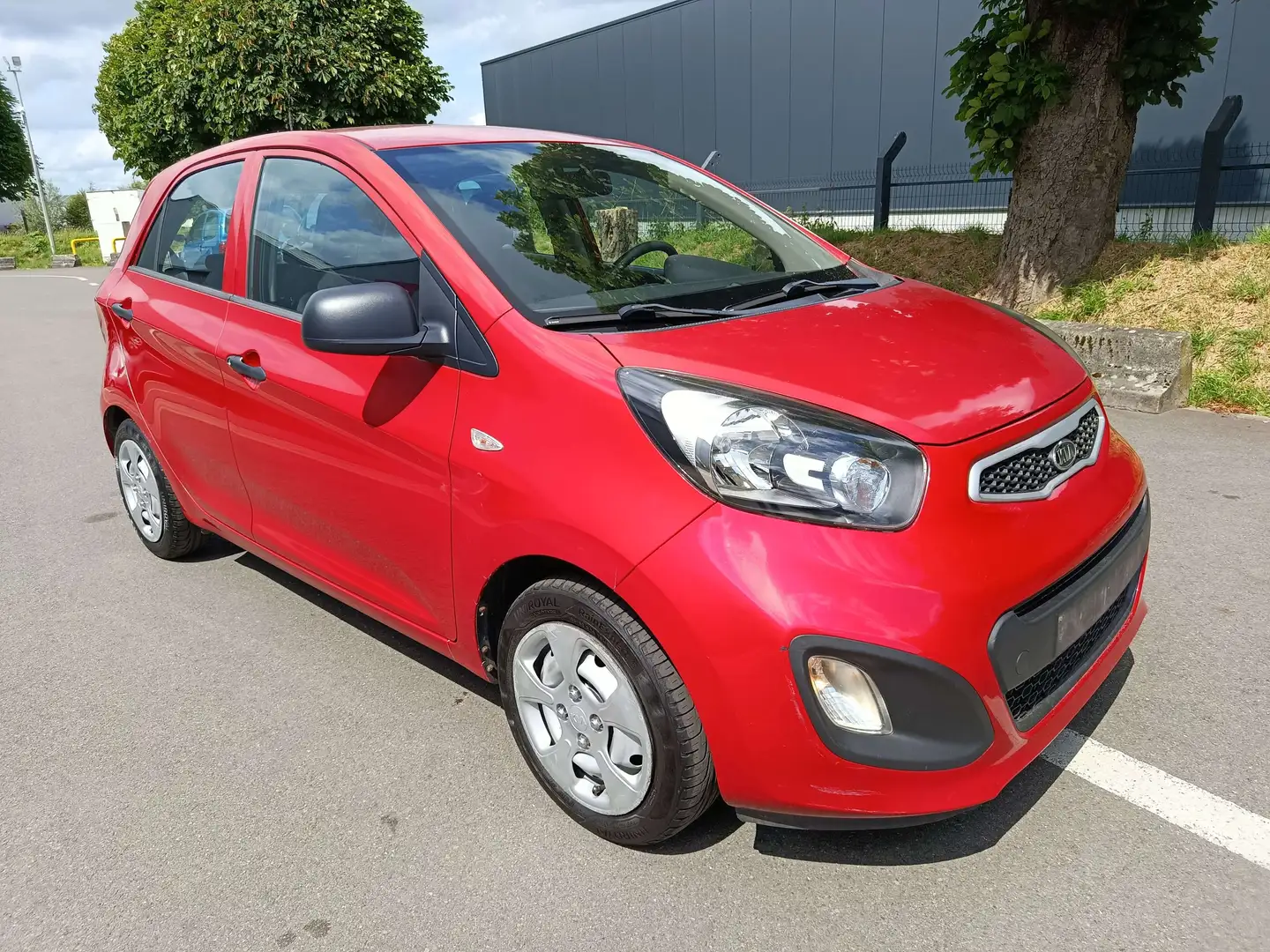 Kia Picanto 1.0i Lounge 5p Airco Rood - 2