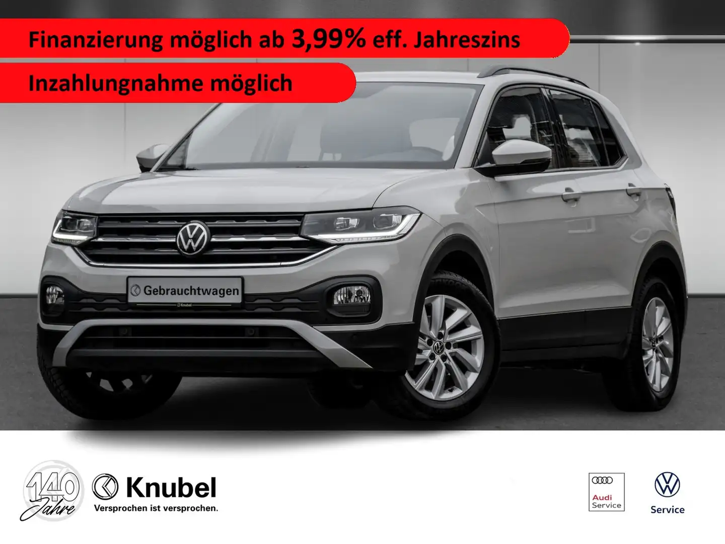 Volkswagen T-Cross Life 1.0 TSI*LED*AppConn*PDC*SHZ Szürke - 1