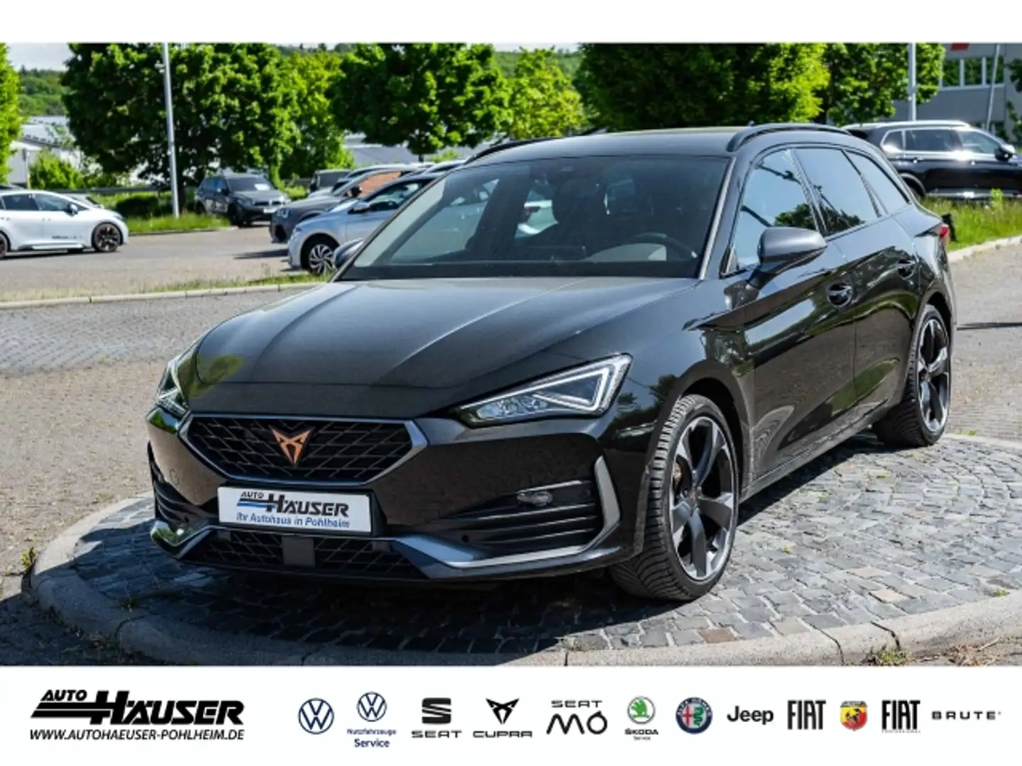 CUPRA Leon "OHNE ANZAHLUNG" Sportstourer 1.5 eTSI DSG AHKV EL Schwarz - 1