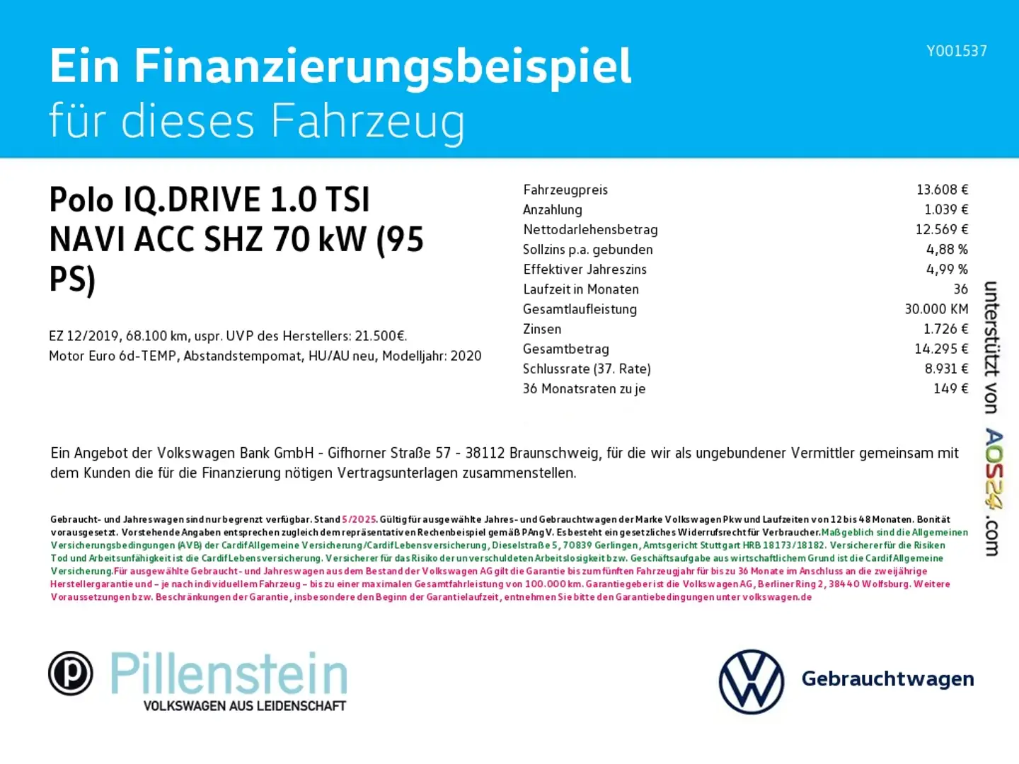 Volkswagen Polo IQ.DRIVE 1.0 TSI NAVI ACC SHZ KLIMA Wit - 2